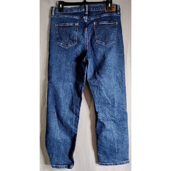 Calvin Klein Denim Jeans Women's Size 10 Medium Blue Straight Leg - Picture 2 of 12
